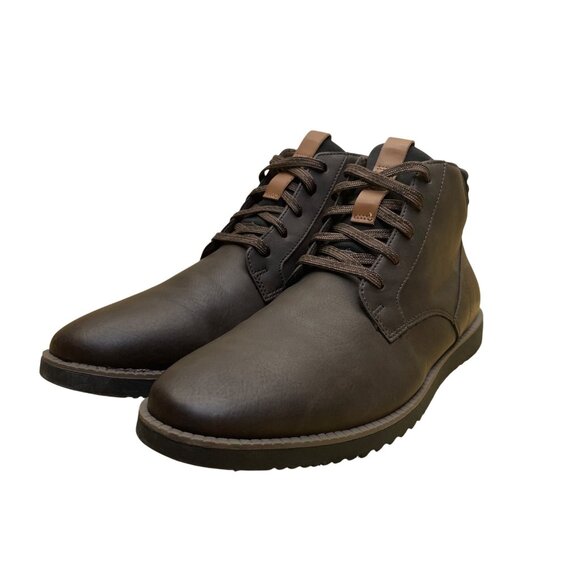 Dr. Scholls Men’s Brown Faux Leather Lace-Up Syndicate Ankle Boots Size 11M main image 6